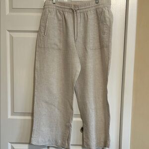 Athleta Linen Drawstring pants